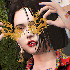 an image of my original character, mò zǔ. click for more.