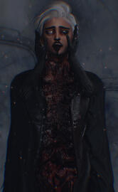 Nigredo | A man with a disfigured body.